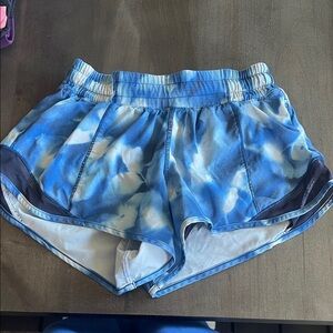 Rare Lululemon Blue Tie-Dye Shorts